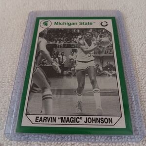 Magic Johnson Michigan State Trading Card
